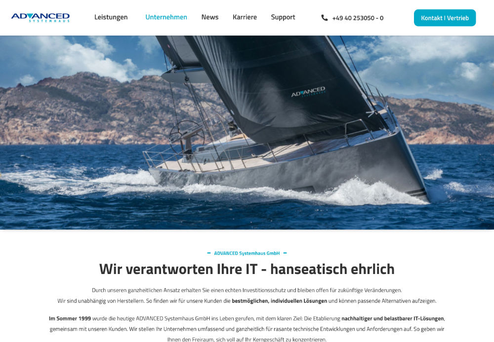 Webseite (Kundenseite)