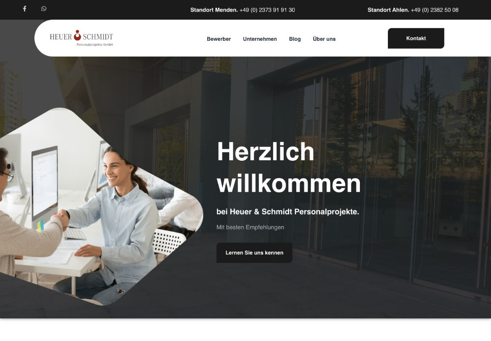 Webseite (Kundenseite)